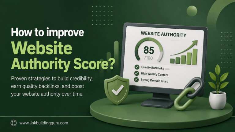 How to Improve Website Authority Score
